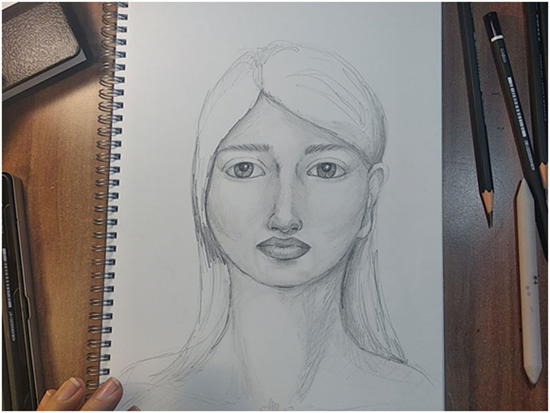 Δημιουργώ ένα πορτρέτο με μολύβι!
