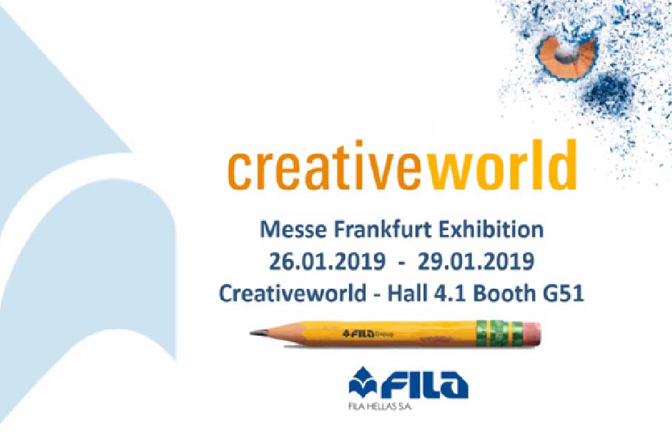 Η Fila Hellas συμμετέχει στην Creativeworld 2019!